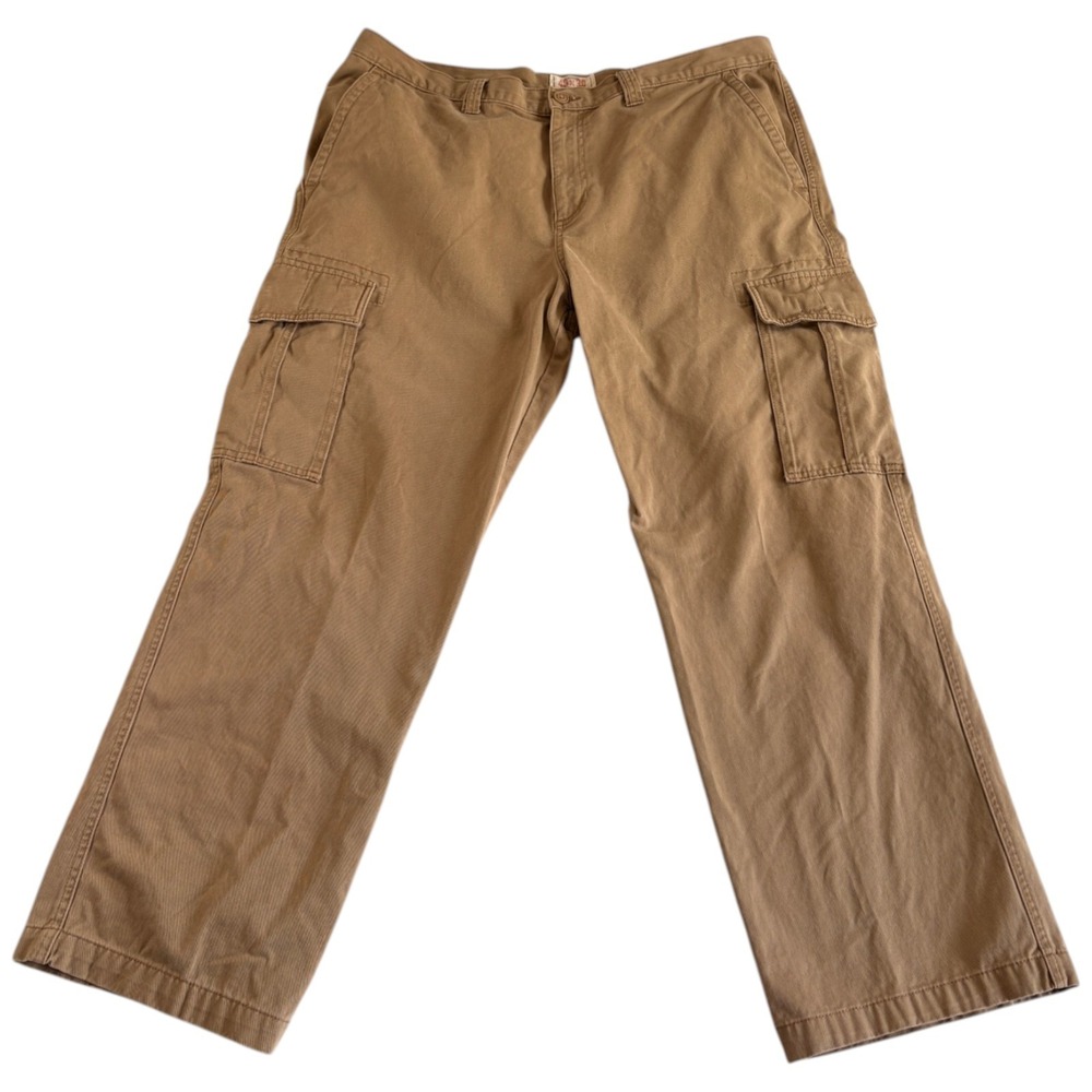 Old Navy Mens Cargo‎ Vintage Pants 40x30 (40x28.5) Khaki Cotton Military Hiking
